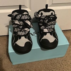 Lanvin Curb Sneaker Black Grey, Size 42 (US 10)